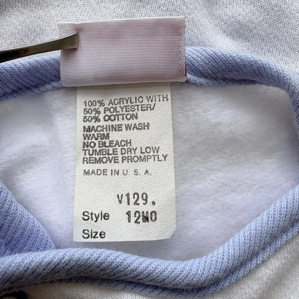 NWT Vintage Bryan & Co Set Baby Girl 12M Embroidered Floral Cottagecore Blue USA